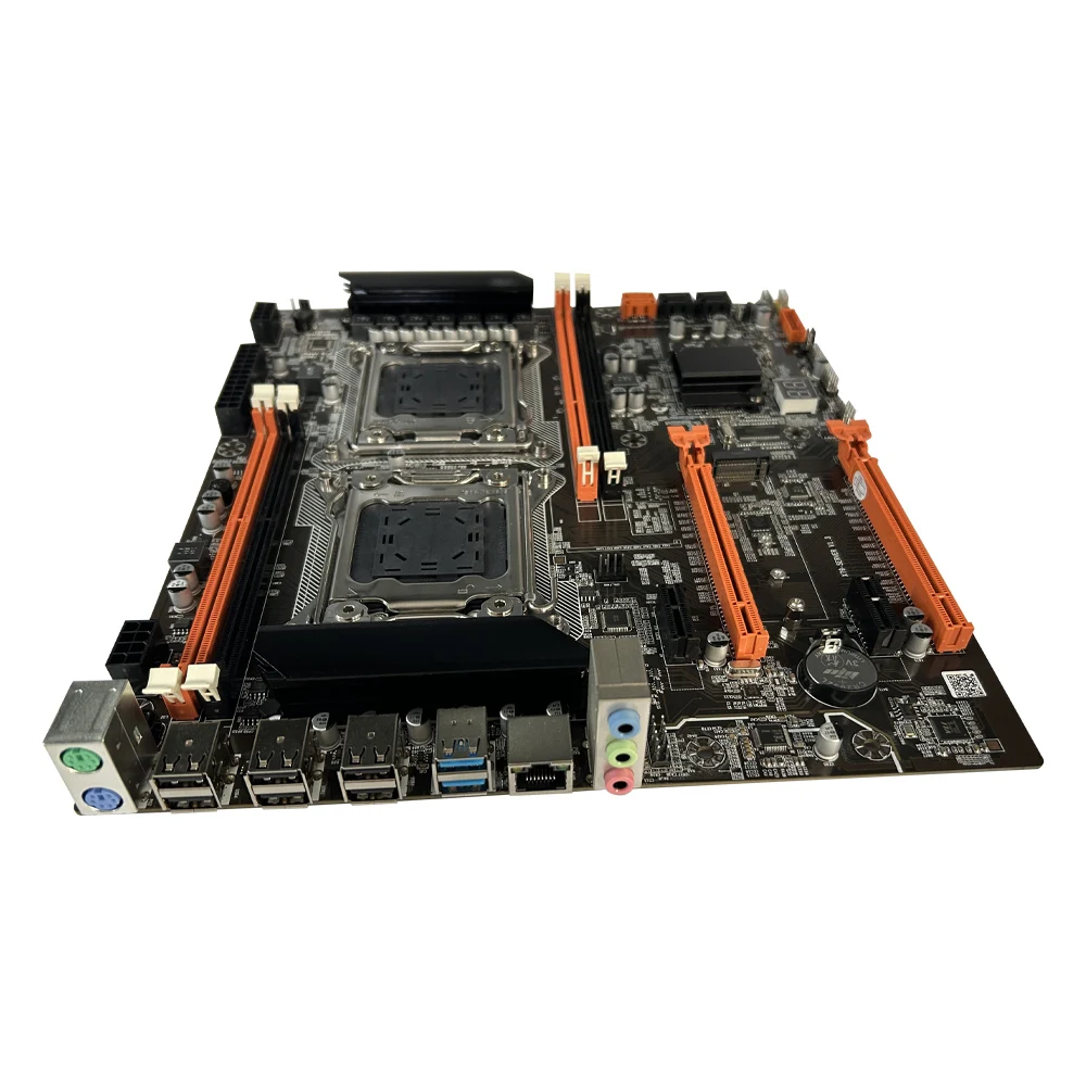 SEJISHI X79 Motherboard Dual placa mae CPU LGA 2011 E-ATX SATA PCI-E M.2 SSD Mother Panel Support Intel Xeon Gaming Mainboard