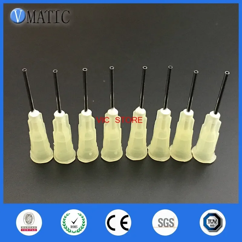 ‌19G Industrial Dispensing Needles 1/2 Inch Metal Luer Lock Tips for Epoxy Encapsulation & UV Resin Application‌
