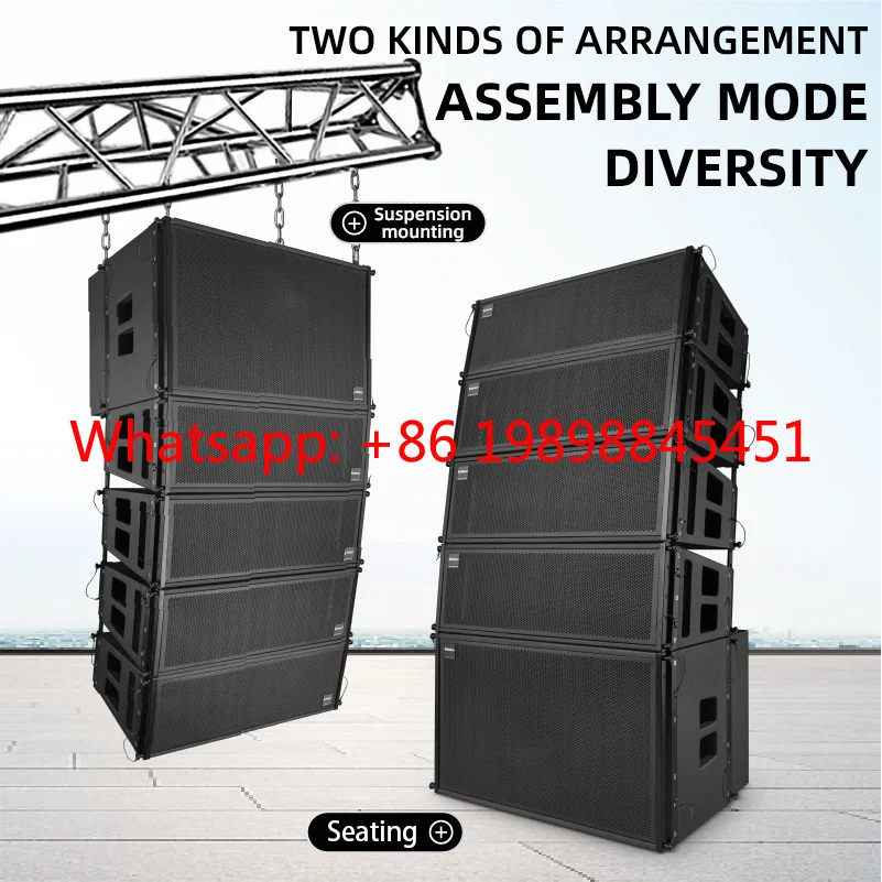 Bekboes Affordable Professional Passive Stage Speaker DJ Concert Pro Audio Sound Equipment