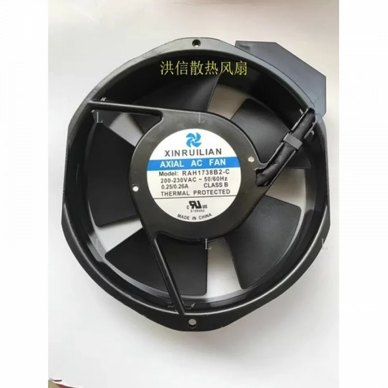 

L 1 PCS for XINRUILIAN fan RAH1738B2-C AC200-230V 0.25/0.26A 17cm Aluminum frame fan
