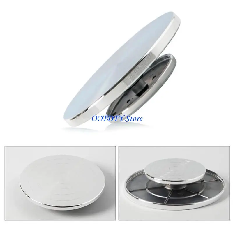 367A 15-30cm Pottery Wheel Double-Sided Aluminum Turntable DIY Clay Tools Rotary Plate Cake Rotating Table Ceramics Clay Tool
