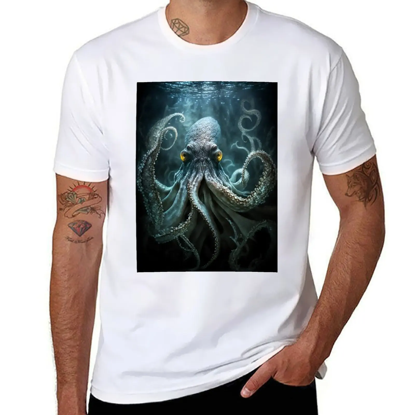

King of Kraken T-Shirt t shirts for man pack white funny t shirts dark humor funny t shirts cotton T-Shirt