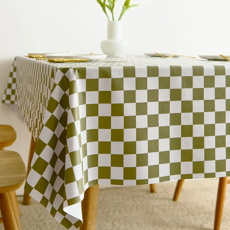 D42 tablecloth waterproof and oil-proof washable garden desk high-grade dining table cloth tea