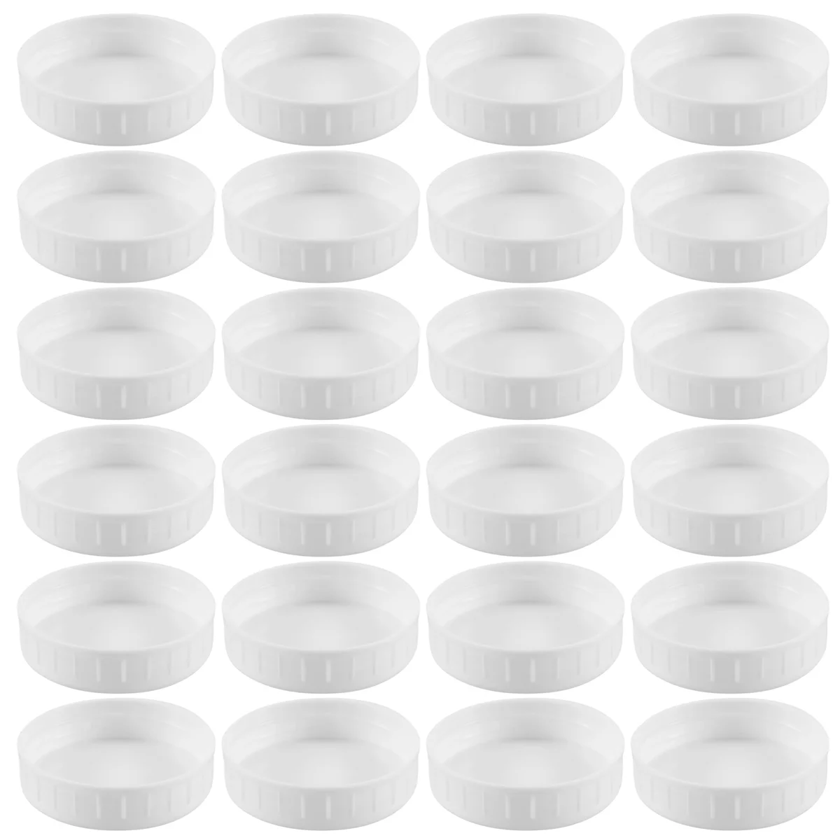 Regular Mouth Lids for Mason Jar Lids Plastic Storage Caps for Mason Canning Jars and More, Standard, Dia 70mm