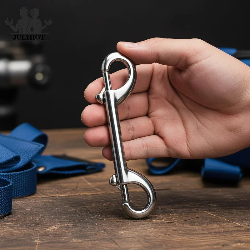 Stainless Steel Dual End Bolt Snap Hook Premium Heavy Duty Clip for Dog Leash Diving Keychain Horse Tack Outdoor Adventures