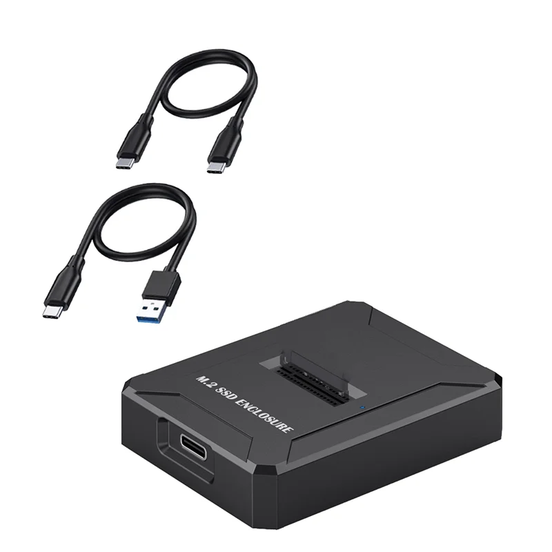 Новый держатель для 2-х жесткого диска, внешний блок для ноутбука, твердотельный накопитель, корпус Nvme/NGFF Type-C с двумя протоколами