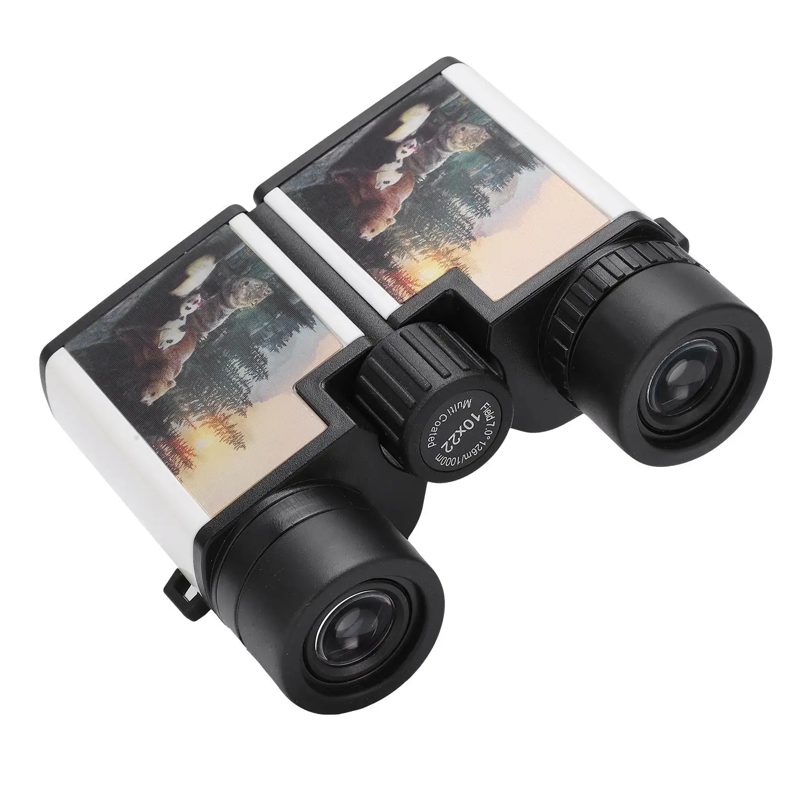 High Definition 10x22 Portable Binoculars - for outdoor Optics Telescope for Clear Viewing