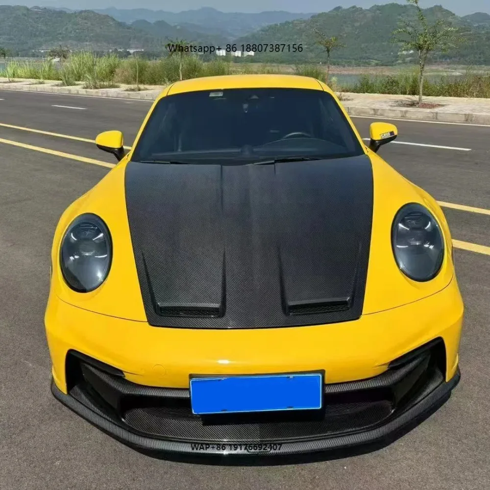 Upgrade-Karosserie-Kit für Porsche 911 Carrera S GT3 Style: Auspuff, Stoßstange, Lippe, Motorhaube, Kofferraumspoiler, Facelift-Flügel – Neu