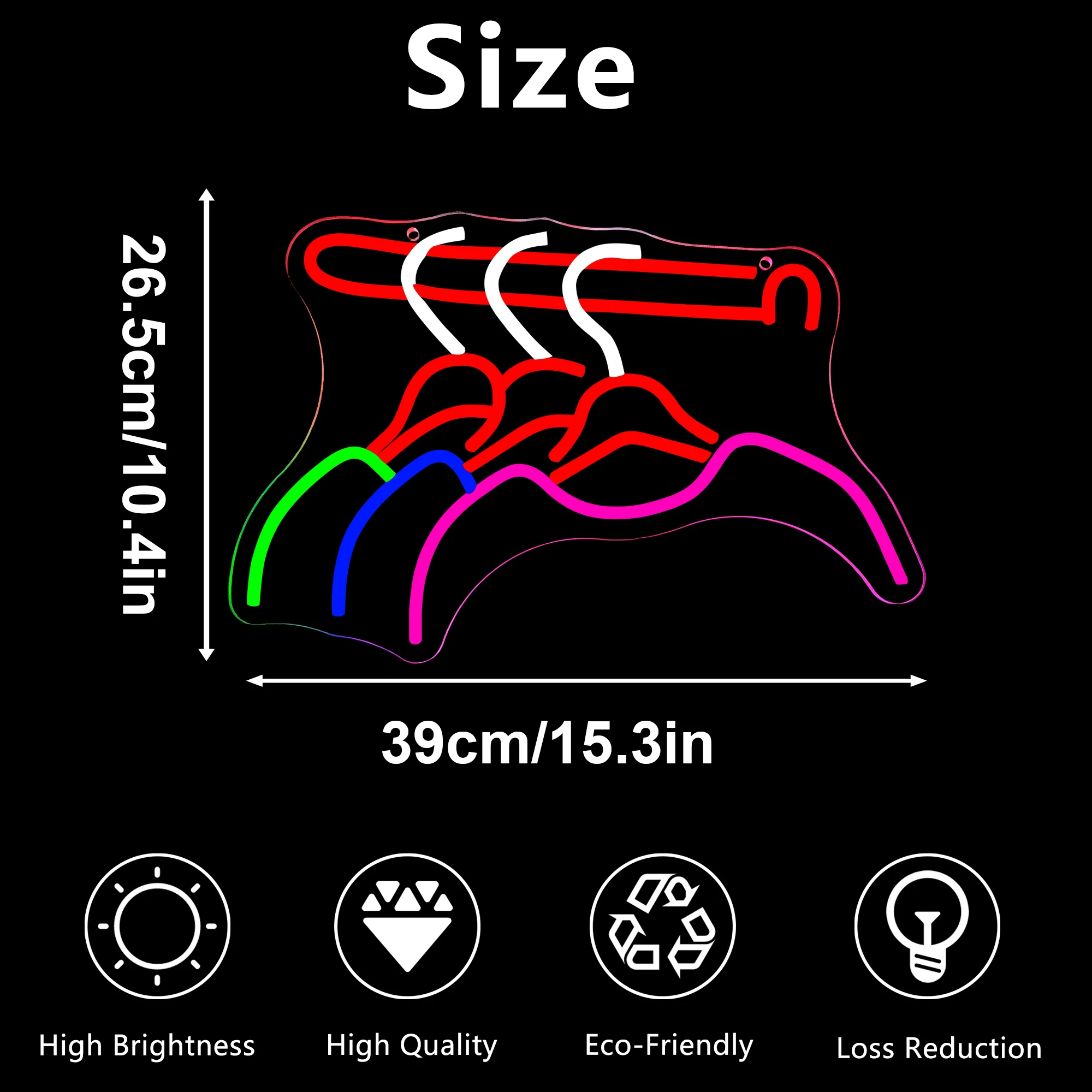 옷걸이 LED 사인, 옷장 행어 네온 사인, 세탁 LED 조명, 의류 매장 네온 조명, 패션 샵 장식