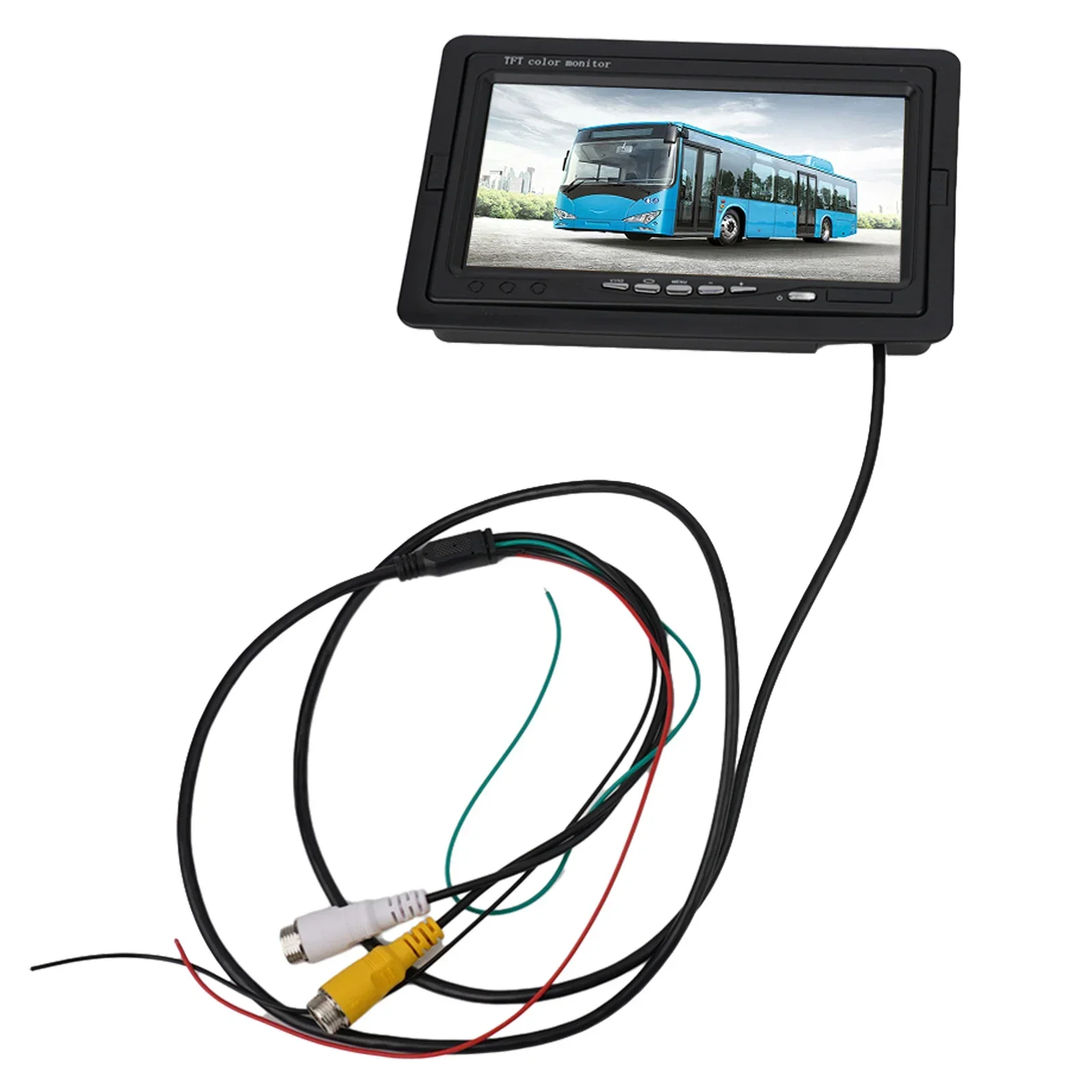 

Car Car Monitor Reversing Camera User Manual Bracket Remote Control 15m Connecting Harness 4-layer Glass 7 Inch