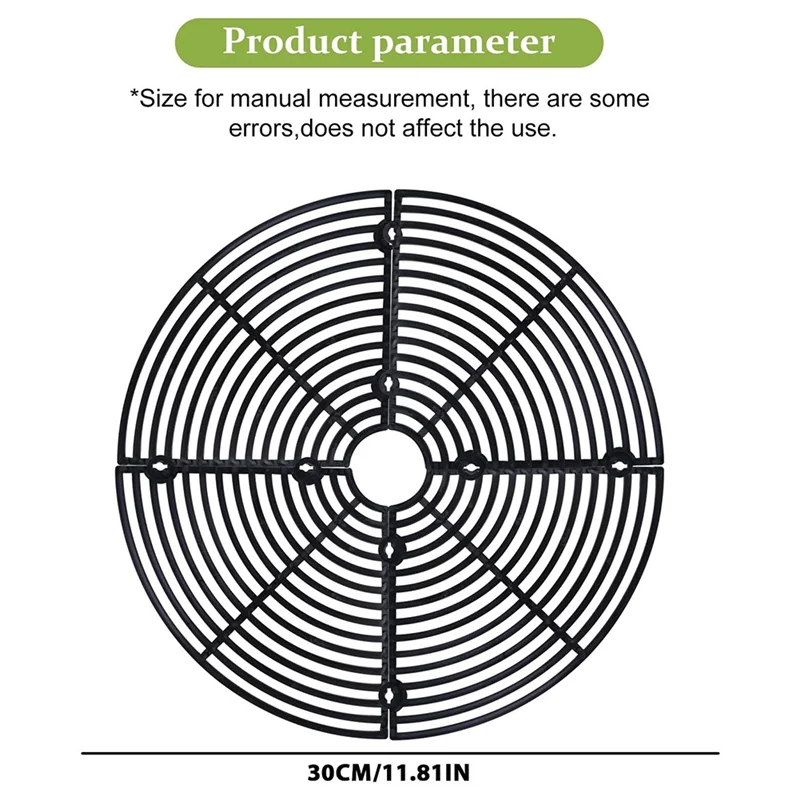【Must-Haves】4 Pieces Flower Pot Grid, 30 Cm Flower Pot Grid, Flower Pot Cover Plant Protection, Plant Protection Net