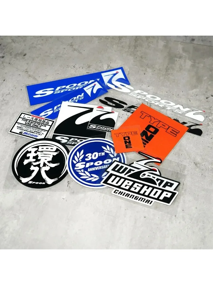 AliExpress NONE JDM Style Racing Sticker Set, Various Colors Waterproof Vinyl Decal for Car Window Body Decor