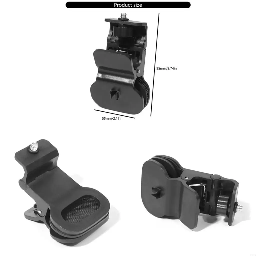 193A Selfie Fill Light Clip Holder 1/4 Screw Mount Portable 360 Degree Tablet Phone Stand Universal Photography Lamp Mount