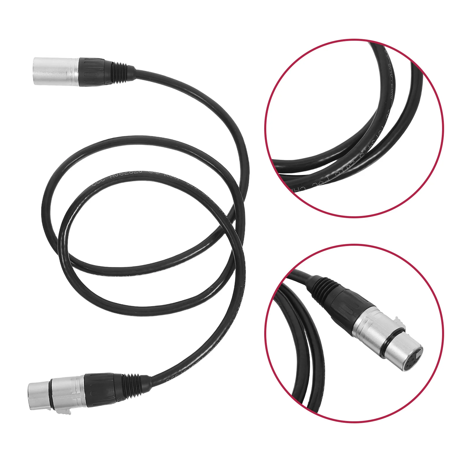 

Professional Audio Cable 7-Pin 1M Male To Female Xlr Microphone Cable For Studio Stage Mixer Balanced Audio Cord