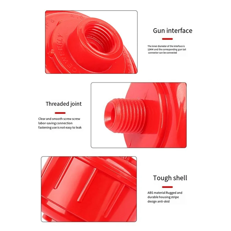 

【Berserkk】Airline Filter Filter Ball 1/4 Inch Threads Fit Plastic Disposable Air Tool Accessories
