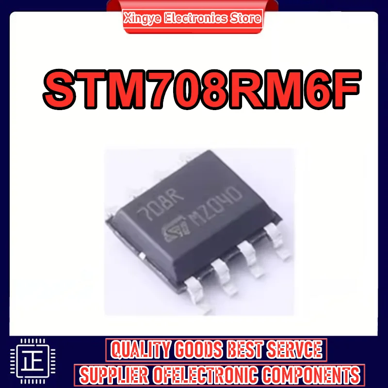 STM708RM6F Screen Printed 708R SOP8 Monitor Reset Chip in stock