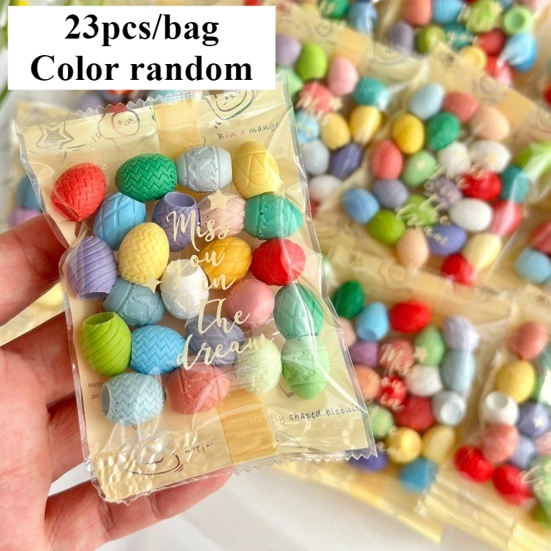 23Pcs Mixed Color Egg Shaped Sealing Wax Beads DIY Seal Wax for Wedding Invitation Envelope Seal Retro Wax Stamp Craft Supplies
