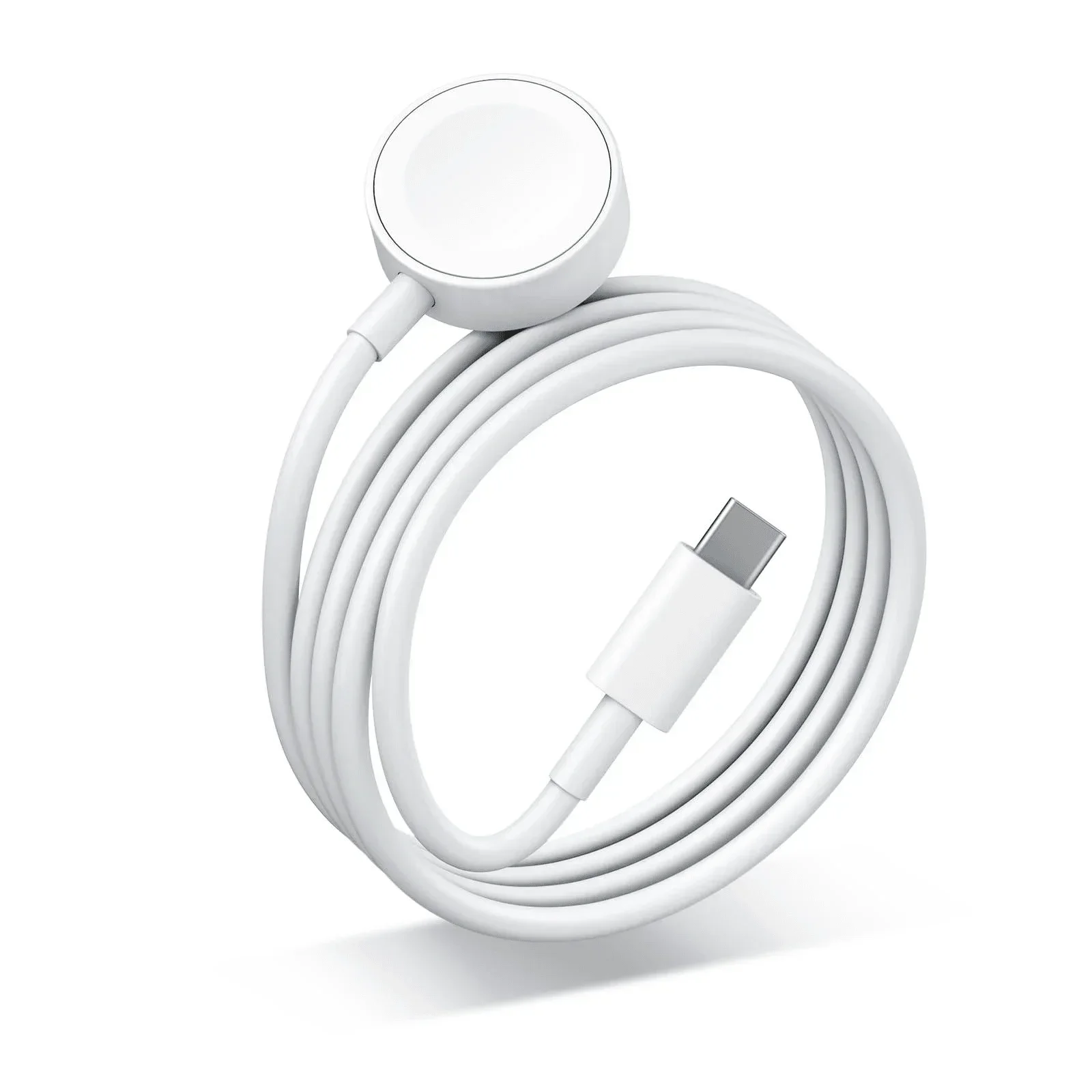Carregador Magnético Portátil Sem Fio USB Tipo C para Apple Watch iWatch Series S10/S9/9/8/7/6 Ultra 5/4/3/2 SE com Carregamento Rápido
