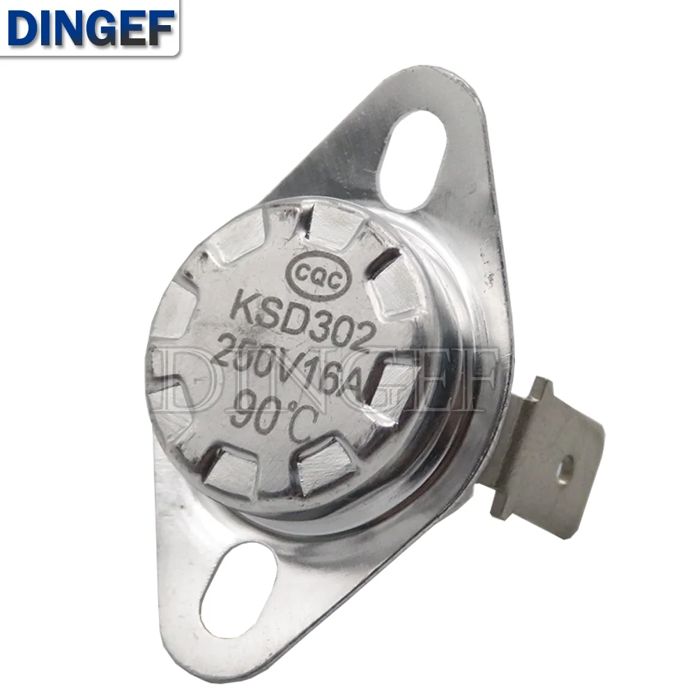 100PCS/lot KSD302 16A 250V 40 ~ 150 Degree Ceramic KSD301 Normally Closed / Normally  open Temperature Switch