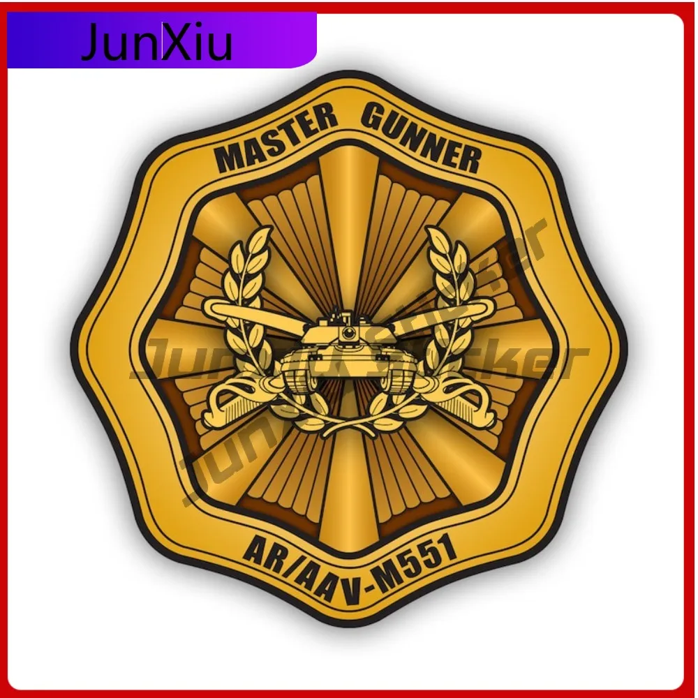 

Master Gunner Ar/aav M551 Stickerwaterproof Outdoor Anime Car Waterproof Vinyl Decal For Suvs Sticker Outdoor Decor Decor Fun