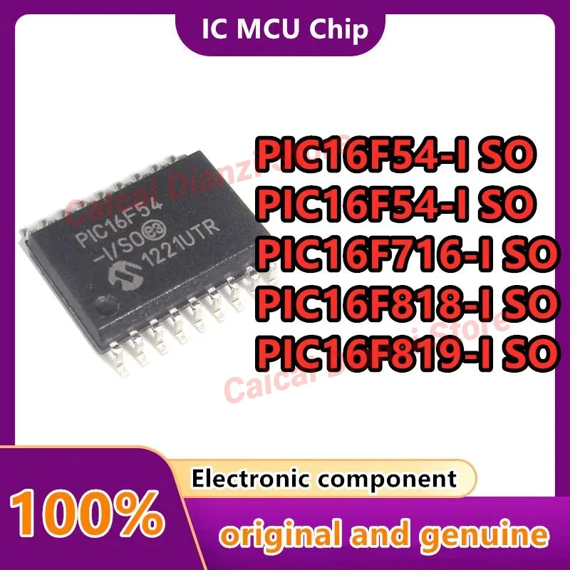 

10PCS/LOT PIC16F54-I/SO PIC16F88 PIC16F716 PIC16F818 PIC16F819 PIC16F54 PIC16F IC MCU Chip SOP18