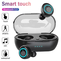 Y50 TWS Cuffie senza fili Sport Auricolare Bluetooth Cuffie da gioco Microfono Telefono Auricolari wireless per Xiaomi Huawei LG Phone