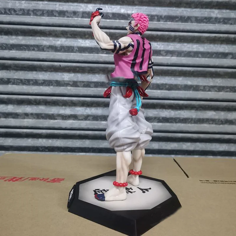 애니메이션 악마 슬레이어 아카자 피규어 하쿠지 피규어 PVC 액션 피규어, GK 조각상 모델 인형 장난감, 어린이 선물, 28cm