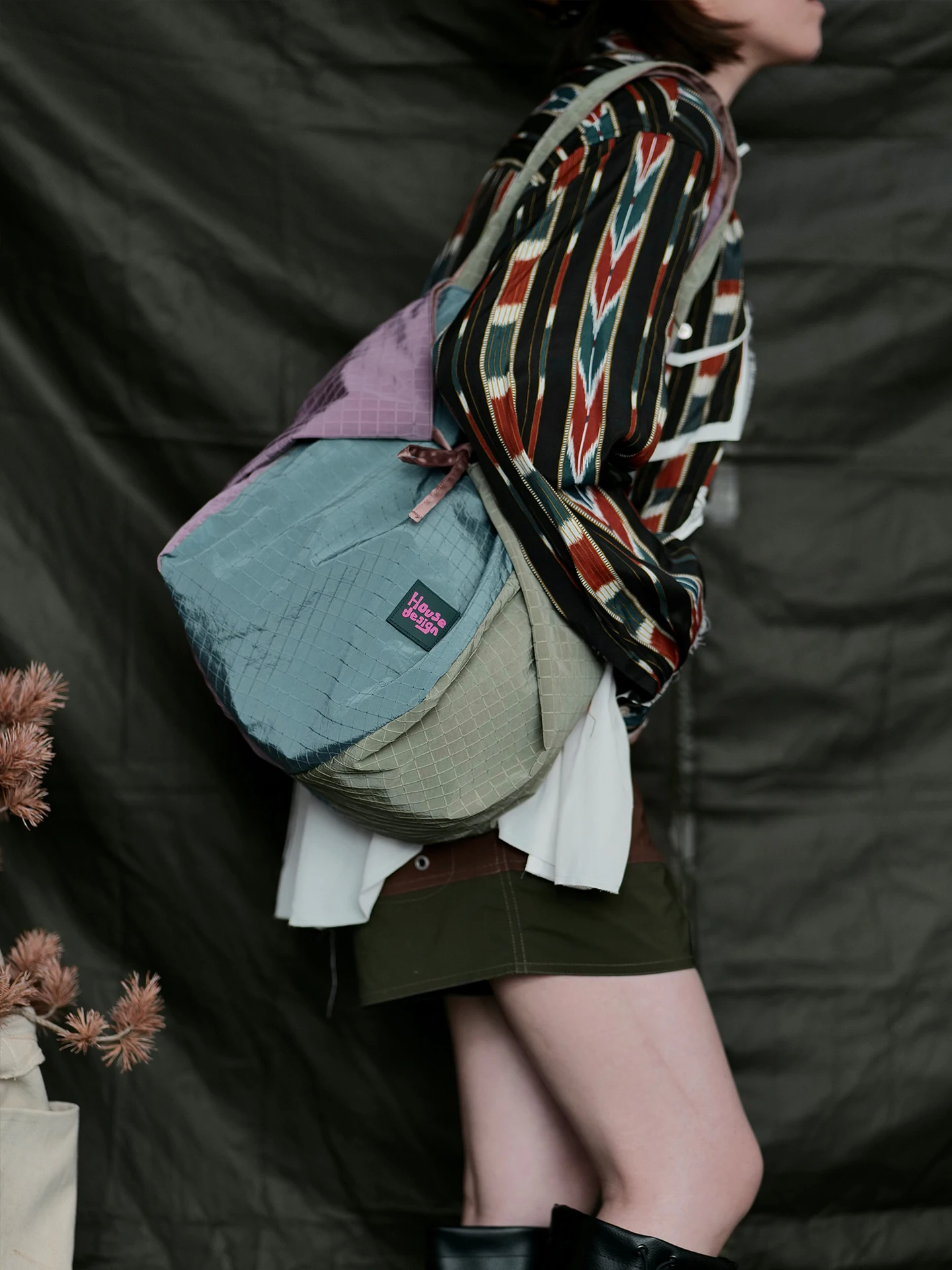 Waterproof Tote Bag Casual Shoulder Bag Contrast Color Universal Design Soft Fabric Magnetic Buckle Summer 2026 Fashion Trend