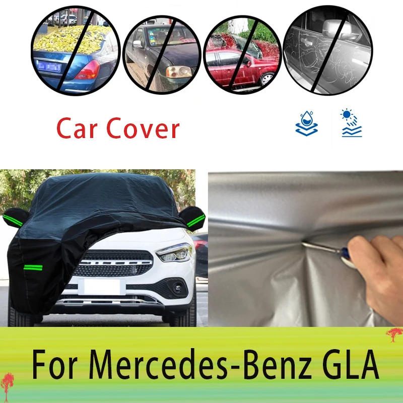 

For Mercedes-Benz GLA Outdoor Protection Full Car Covers Snow Cover Sunshade Waterproof Dustproof Exterior Car accessories