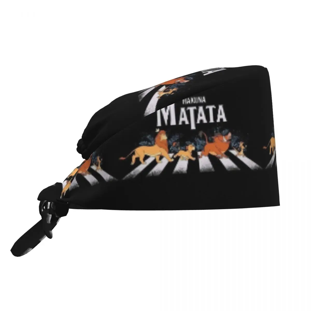 The Lion King Cartoon Hakuna Matata Cleaning Working Cap Cool Unisex Anime Scrub Cap Surgicals Hat Nurse Scrubs Hat For Dentist