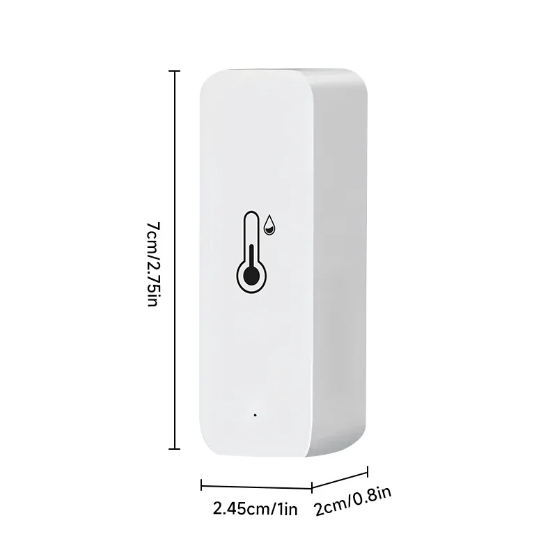 Tuya WiFi /Zigbee Sensor inteligente de temperatura y humedad Smart Life Sensor de humedad interior monitoreo funciona con Alexa Google Home