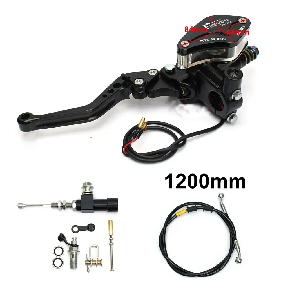 22mm Motorcycle CNC Hydraulic Clutch Kit Lever Master Cylinder Knitting Oil Hose For Racing Yamaha Kawasaki Honda Suzuki Motos