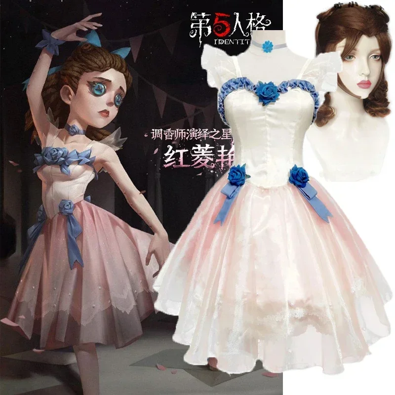 

2025Game Identity V Cosplay Costumes Survivor Perfumer Vera Nair Cosplay Costume The Red Shoes Skin Uniforms Clothes Suits Dress