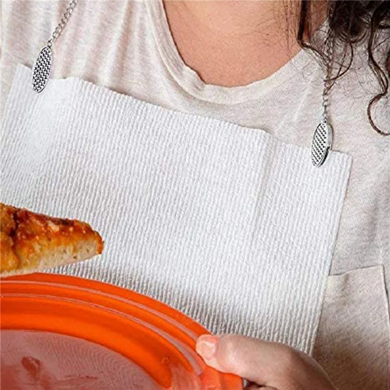 ABWR-20 Stück Serviettenkette, Serviettenhalter, Serviettenklammern, Kette, flexibles Lanyard, Umhängeband für Senioren, ältere Erwachsene und Kinder