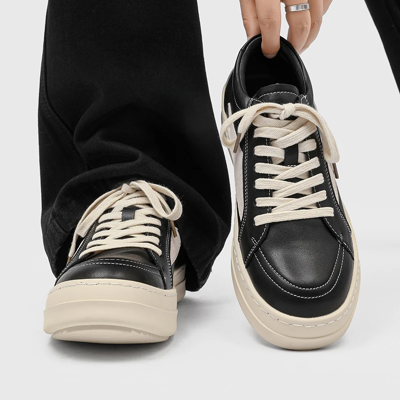 Cleanfit American Style Casual  Board Shoes Men's Trendy Upturned Head Minimalist  Shoes Women's Sporty Sneakers