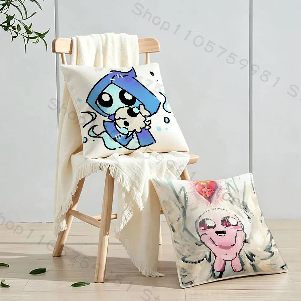 HOT Game The B-Binding Of Isaac Gifts PillowCase Sofa Cushion Cover Suitable For Home Bedroom Room custom Decor