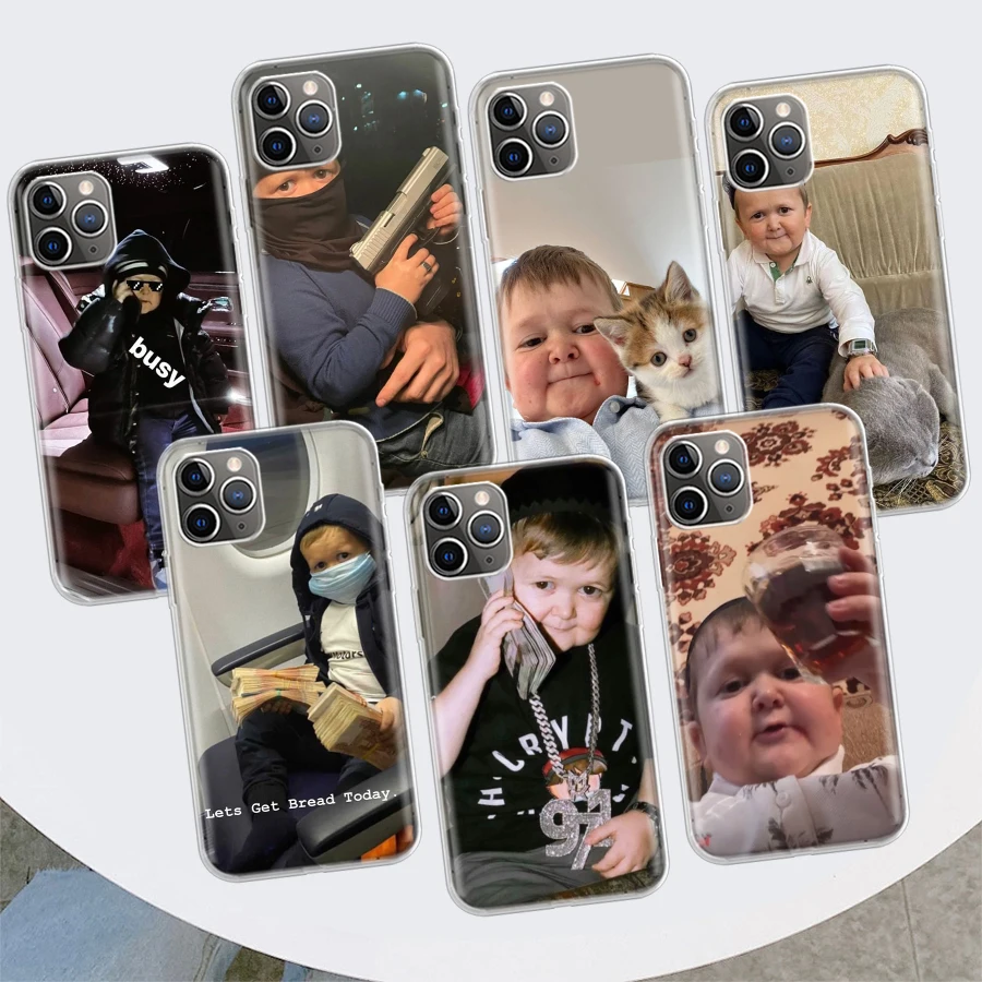 Funny Hasbulla Phone Case For Apple iPhone 11 12 13 14 15 16 Pro Max 7 X XS 8 Plus + Mini SE Customized Print Soft Cover For App