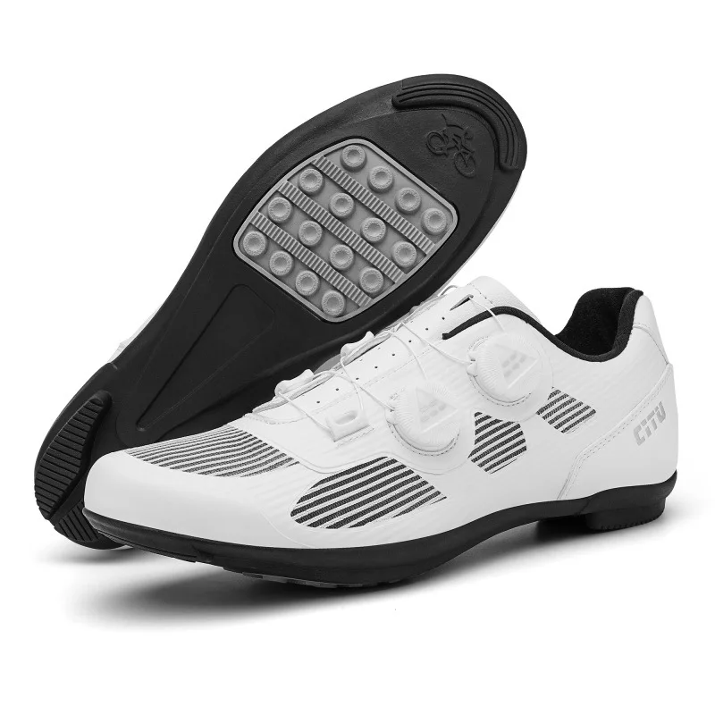 

New Summer Road Bike Lock Shoes Hard Bottom Breathable Mountain Bike Shoes Unisex No Lock Cycling Shoes Bike Riding Footwear