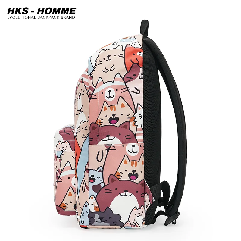 2024 Cute Women Backpacks Waterproof Multi-Pocket Canvans School Backpack for Student Female Girls Laptop Book Pack Mochilas