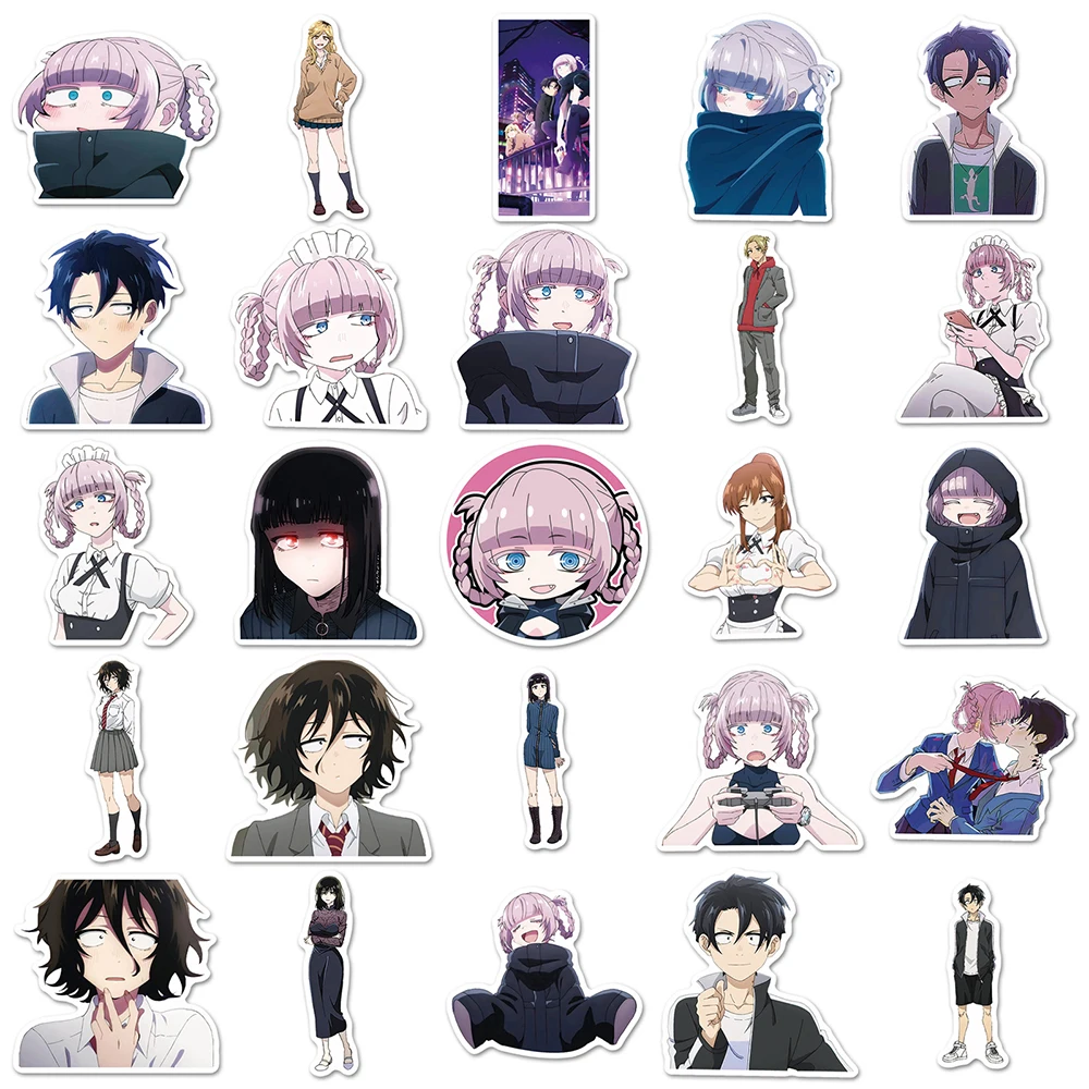 10/30/50pcs Anime OPROEP VAN DE NACHT Stickers Waterdichte Graffiti Notebook Skateboard Telefoon Leuke Kids cartoon Decals Speelgoed Geschenken