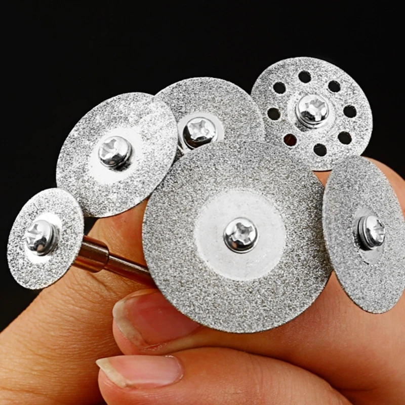 10 ชิ้นเพชรเลื่อยตัดโลหะ Brazing เหล็กเหล็กแผ่นตัดโลหะชุด 16-60 มิลลิเมตร Drop ship