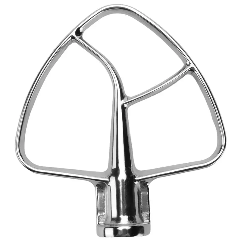A23F-2X Stainless Steel Flat Beater For Kitchen Aid 4.5 Qt - 5 Qt Tilt-Stand Mixer Attachments For Kitchen Baking Accessory