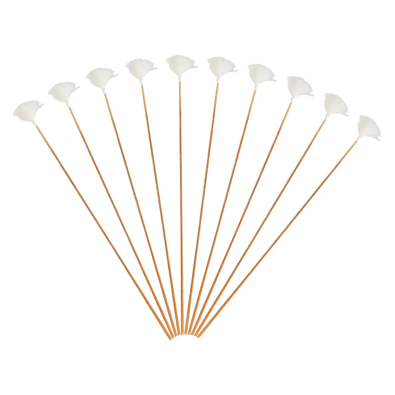 Feather Earpicks Bamboo Handle Soft Earwax Remover Ear Pick Kit Ear Cleaning Accessories for Cleaning Ears - view 2