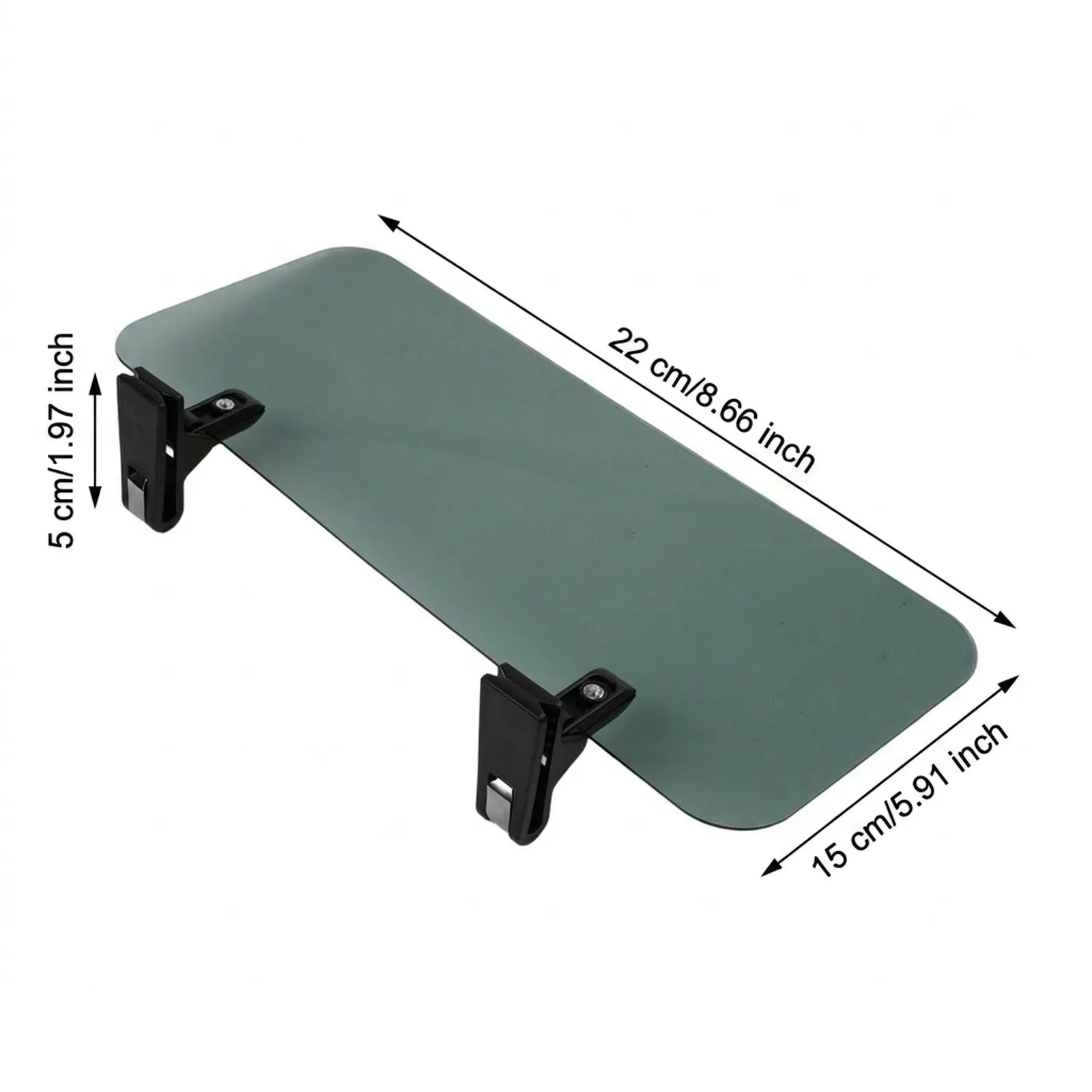 Sunlight Blocker Clip Car Sun Visor Extender For Relaxed Daily Driving Sturdy Raw Material Non-deforming Build For Most Cars