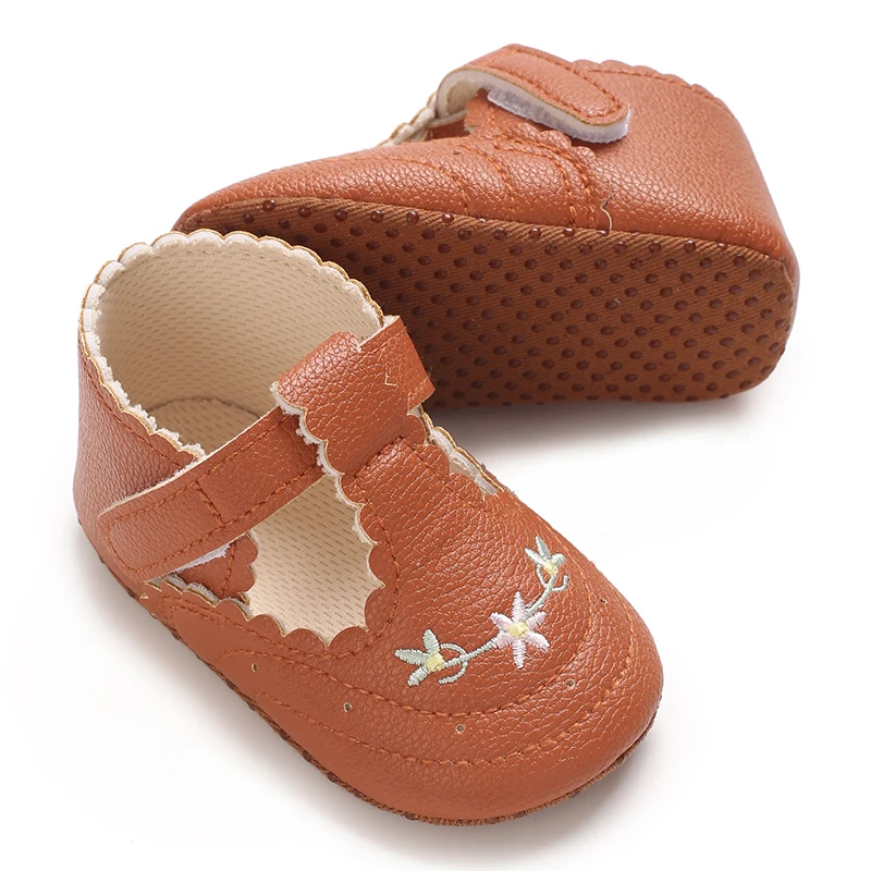 0-18M Baby Mädchen Prinzessin Schuhe Niedlich Gedruckt Weichen Stoff Unten Anti-rutsch Frühling und Herbst Prinzessin Schuhe erste Schritt Schuhe – Detail 29