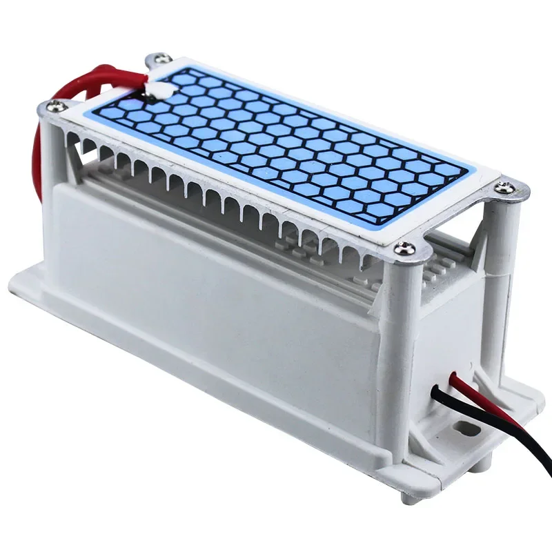 10 جرام آلة تطهير الأوزون المنزلية الهواء الفورمالديهايد التعقيم إزالة الروائح الكريهة رائحة مولد أوزون الملحقات