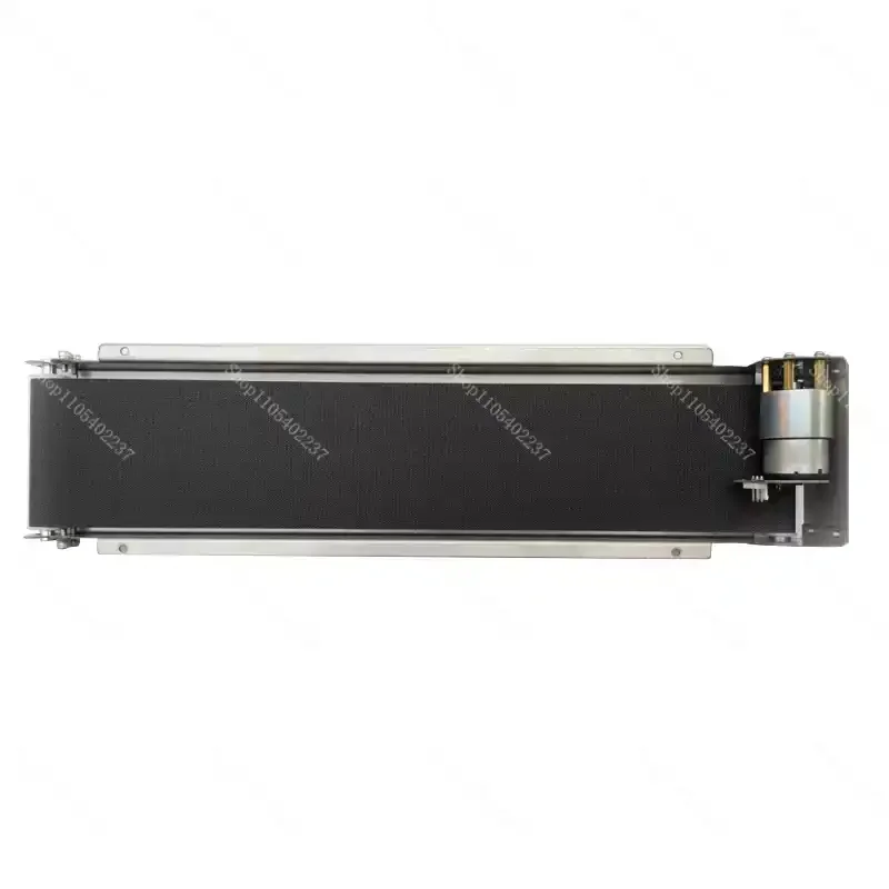 24V DC Mini Conveyor Belt Machine 460MM 552MM Stainless Steel Vending Table Top Track Cargo Lane