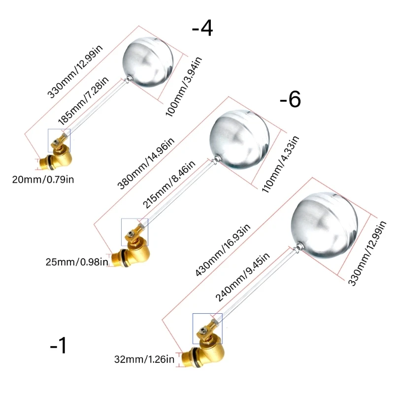 Water Level Flows Automatic Control Valves Level Adjuster Quick Opening Water Floating Ball Valves Easy to Install D2RD