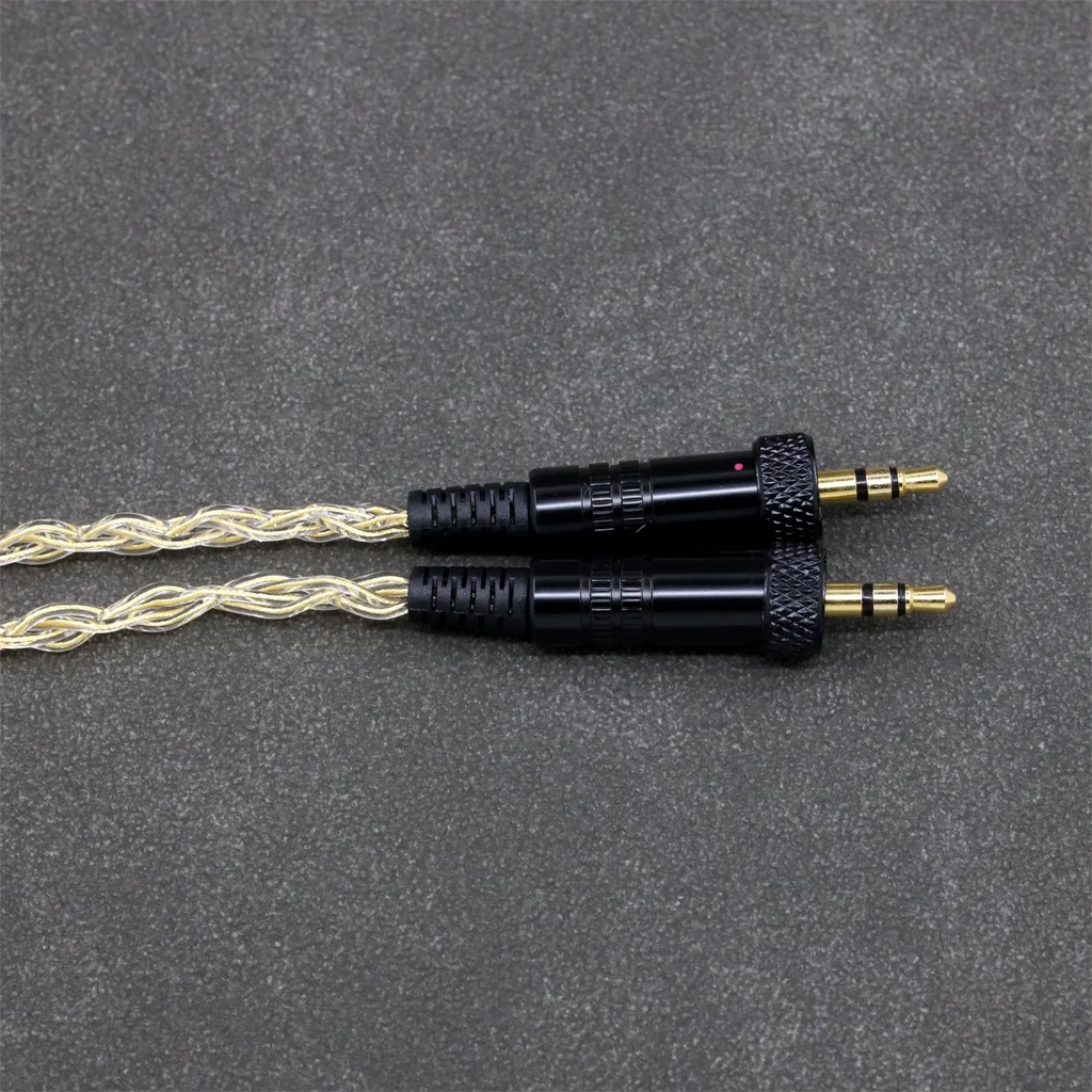 8 Core 99% 7n Puur Zilver 24 k Vergulde Oortelefoon Kabel Voor Sony MDR-Z1R MDR-Z7 MDR-Z7M2 Met Schroef Om Hoofdtelefoon LN008413