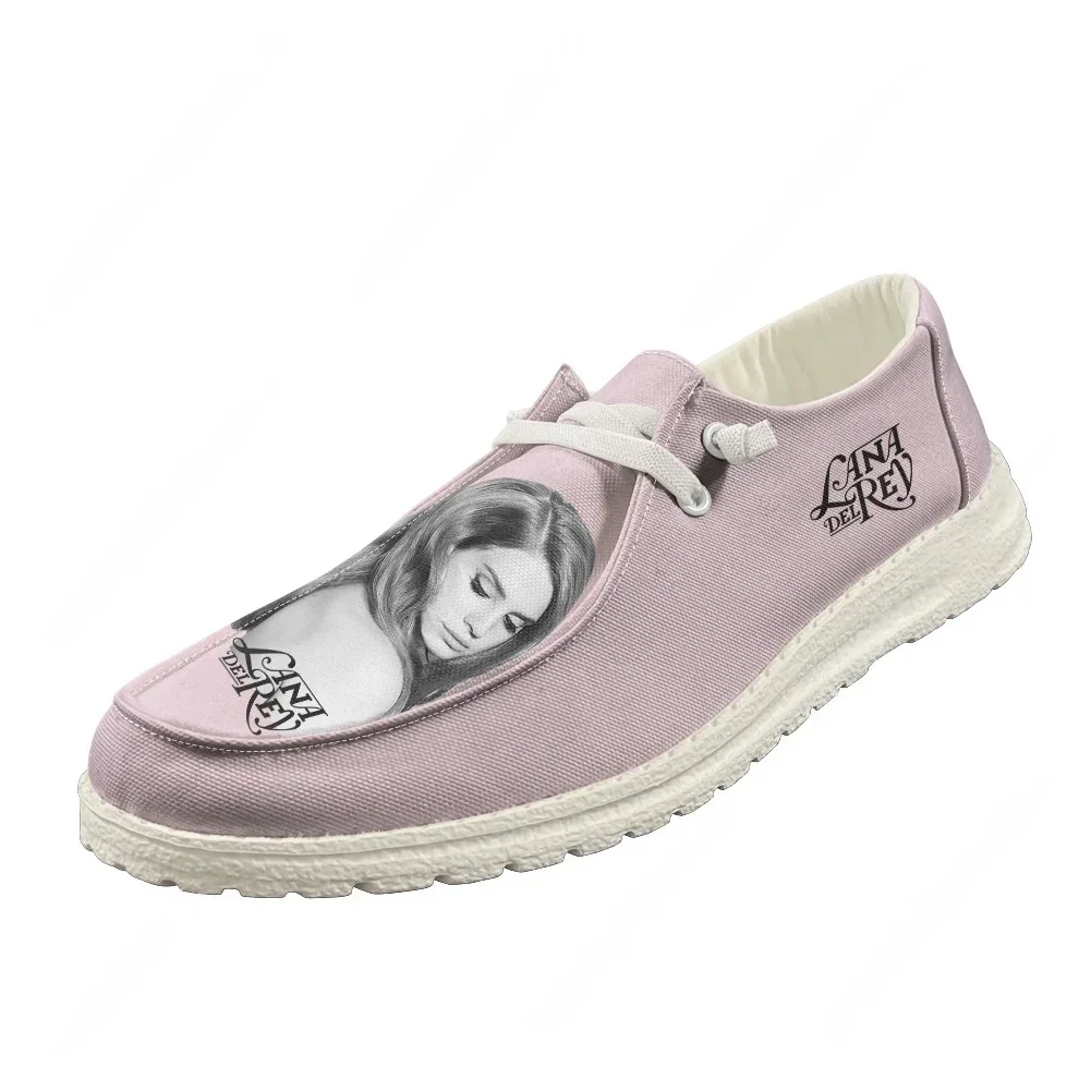 

Lana Del Rey Singer Loafers Men Woman Youth Casual Shoes Durable Lightweight Flat Footwear Outdoor Daily Work Custom Shoe White